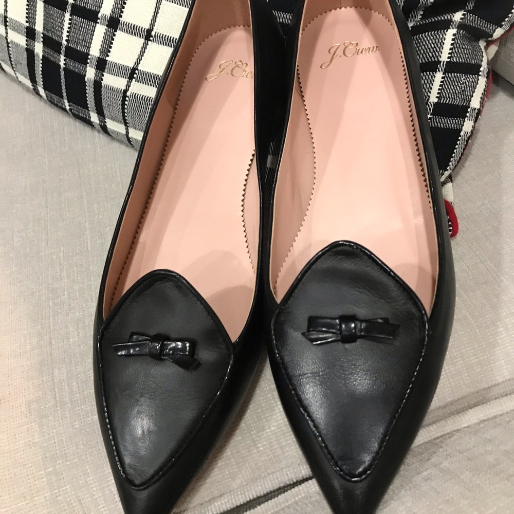 New J Crew pointy toe loafer